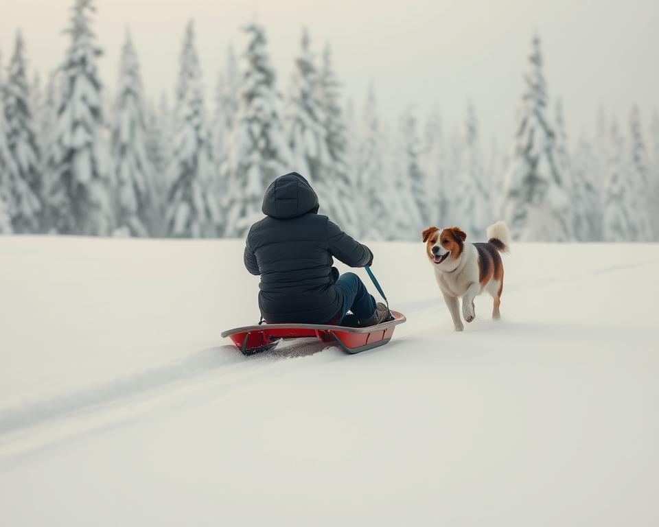 sigurnost pri sanjkanju s psom zimi