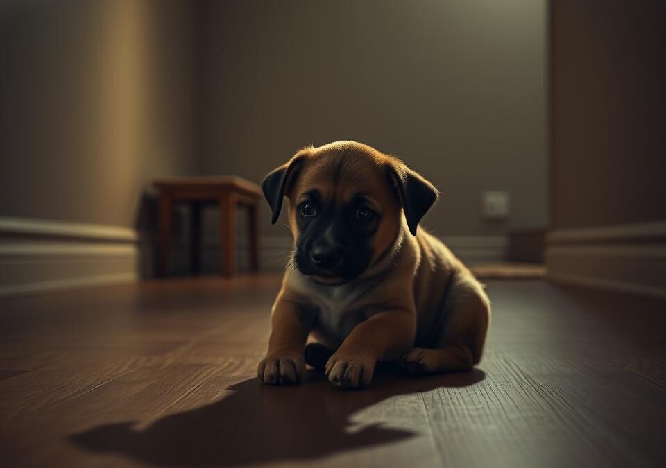 Zašto štene cvili kada ostane samo?