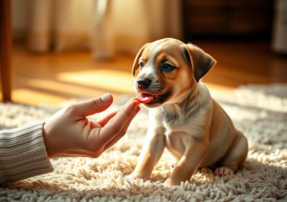 Kako naučiti štene da ne liže?