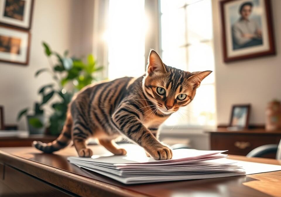 Uredsko ponašanje za mačke – Sve što moraš znati o tome!