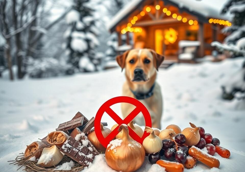 Što ne davati psu za jelo tijekom zime?