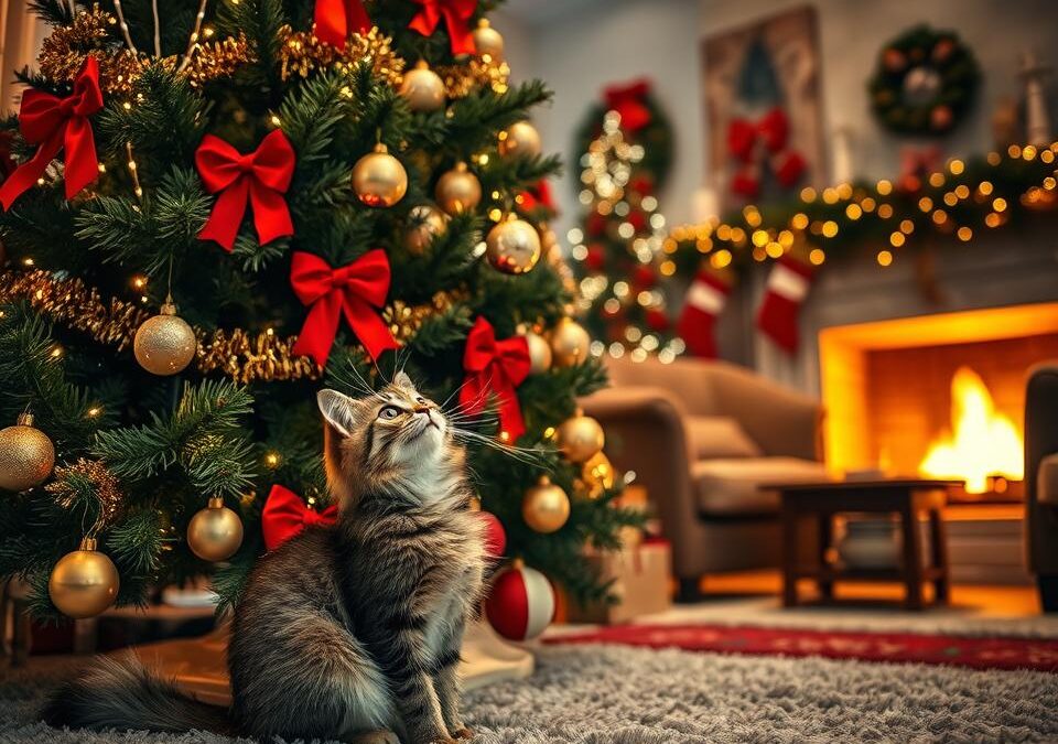 Mačka za Božić – kako ne pokvariti blagdane