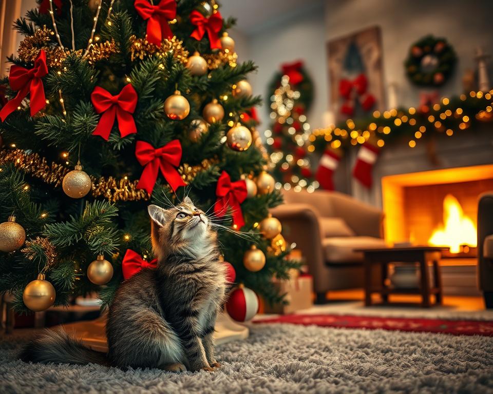 Bozic-s-mackom-–-zajednicki-zivot-zimi Božić s mačkom – zajednički život zimi