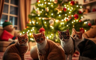 Mačke i božićna svjetla – zabava ili opasnost?