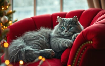 Mačka na božićnoj čestitki – kako je lijepo fotografirati?