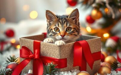 Mačka i božićni pokloni – kako ih sigurno raspakirati?