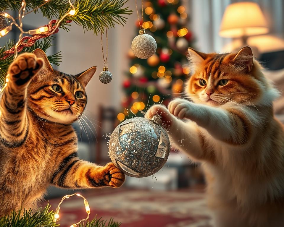 Bozicni-ukrasi-i-opasnost-za-macku-zimi Božićni ukrasi i opasnost za mačku zimi
