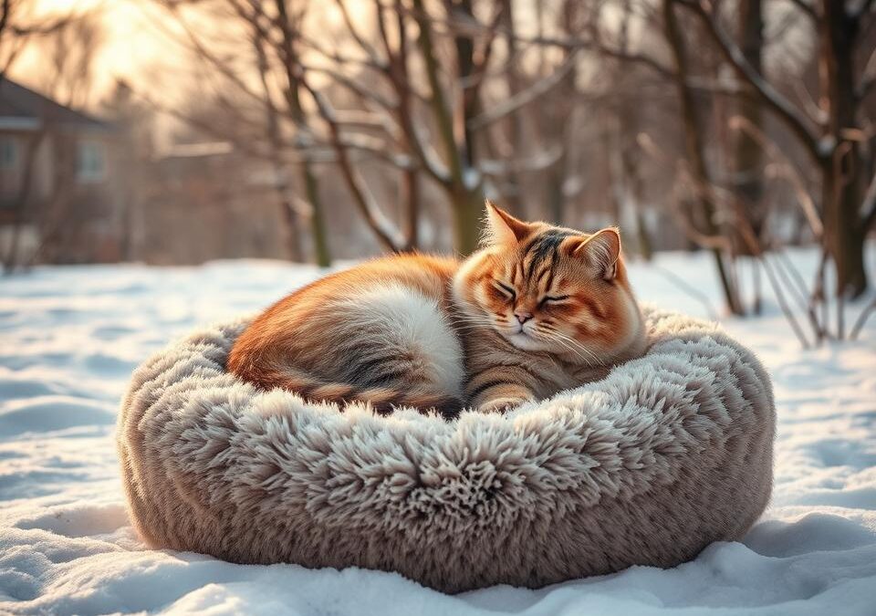 Mačka i debela, topla ležišta