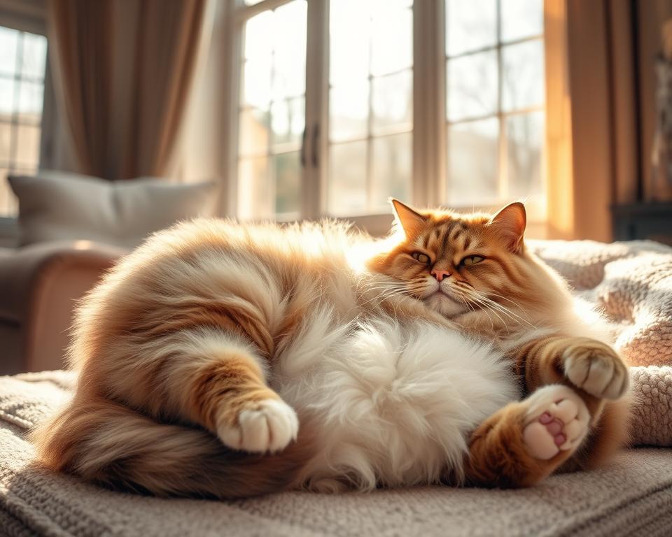 Debljanje-macke-zimi Debljanje mačke zimi