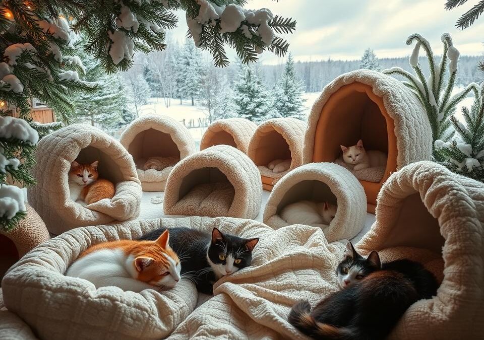 Najbolje zimske dekice i skloništa za mačke