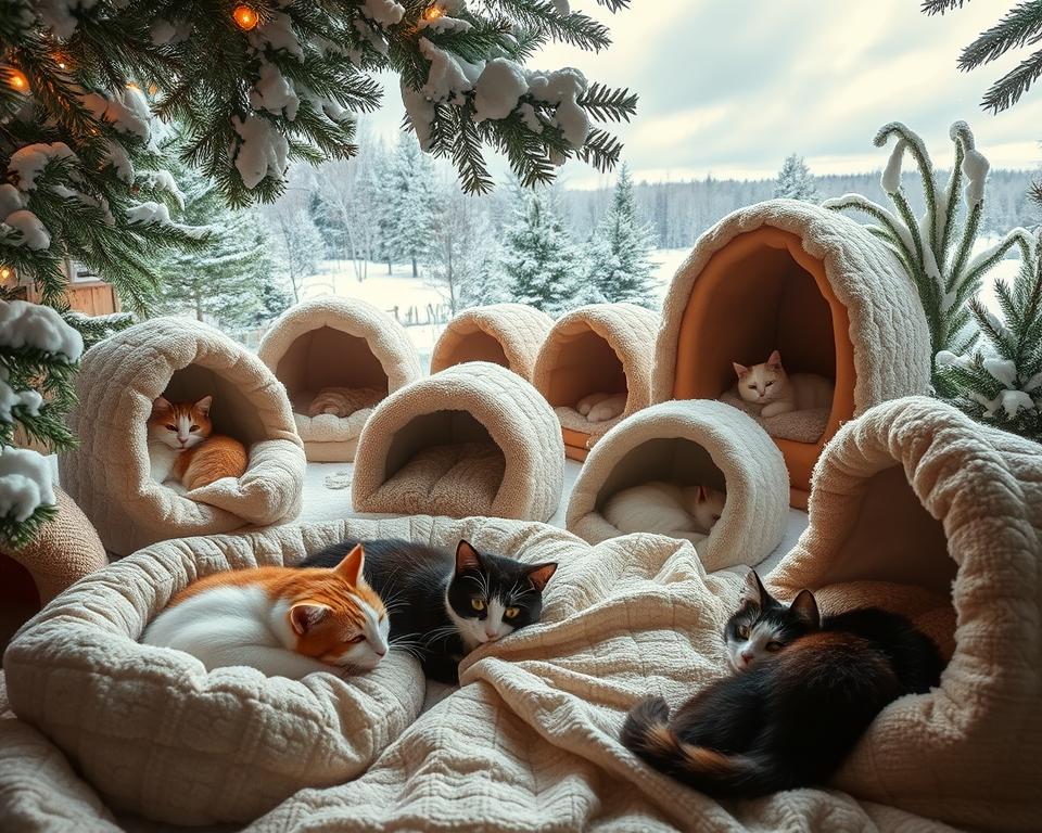 Dekica-i-skroviste-za-macku-zimi Dekica i skrovište za mačku zimi