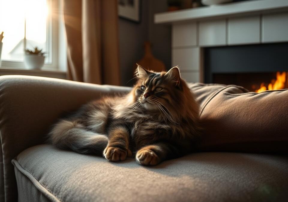 Dnevna aktivnost mačke zimi – što je normalno?