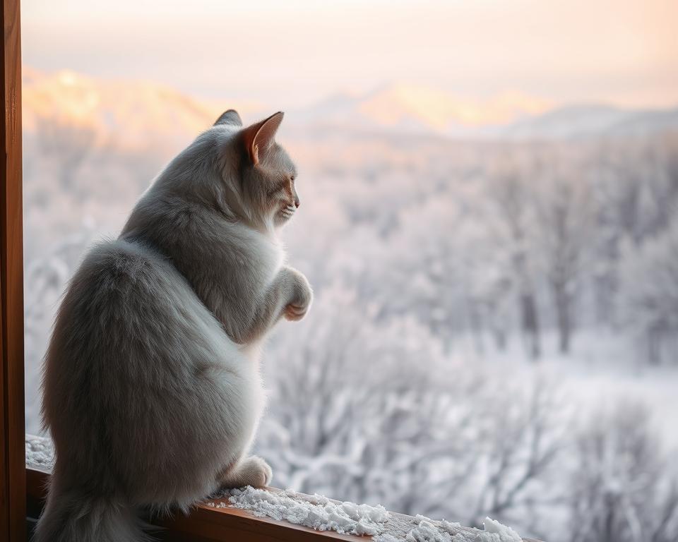 Fotografiranje-macke-zimi Fotografiranje mačke zimi