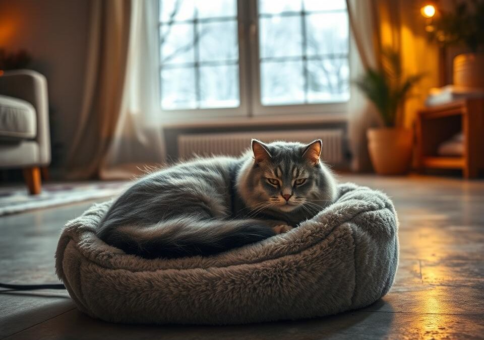 Mačka i hladan pod – savjeti za toplo ležište