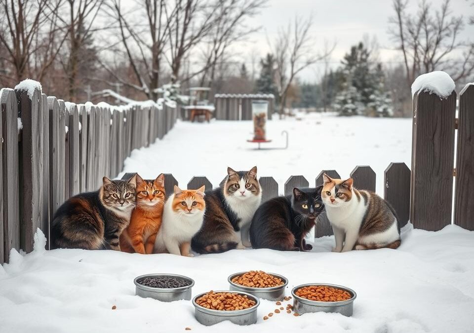 Prehrana vanjskih mačaka zimi – na što treba paziti?