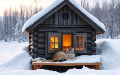Mačji blog 20 Kakva je dobra kućica za mačku za zimske uvjete?