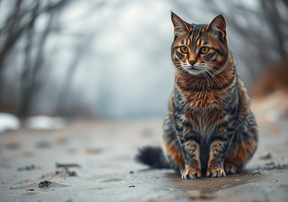 Tvoja mačka mokri izvan pijeska zimi? – mogući razlozi