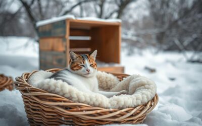 Mjesto za spavanje vanjske mačke – kako ga zagrijati?