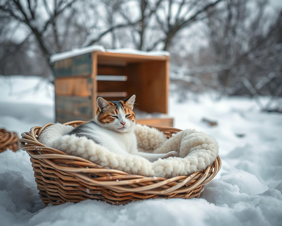Mjesto-za-spavanje-macke-vani-zimi Mjesto za spavanje mačke vani zimi