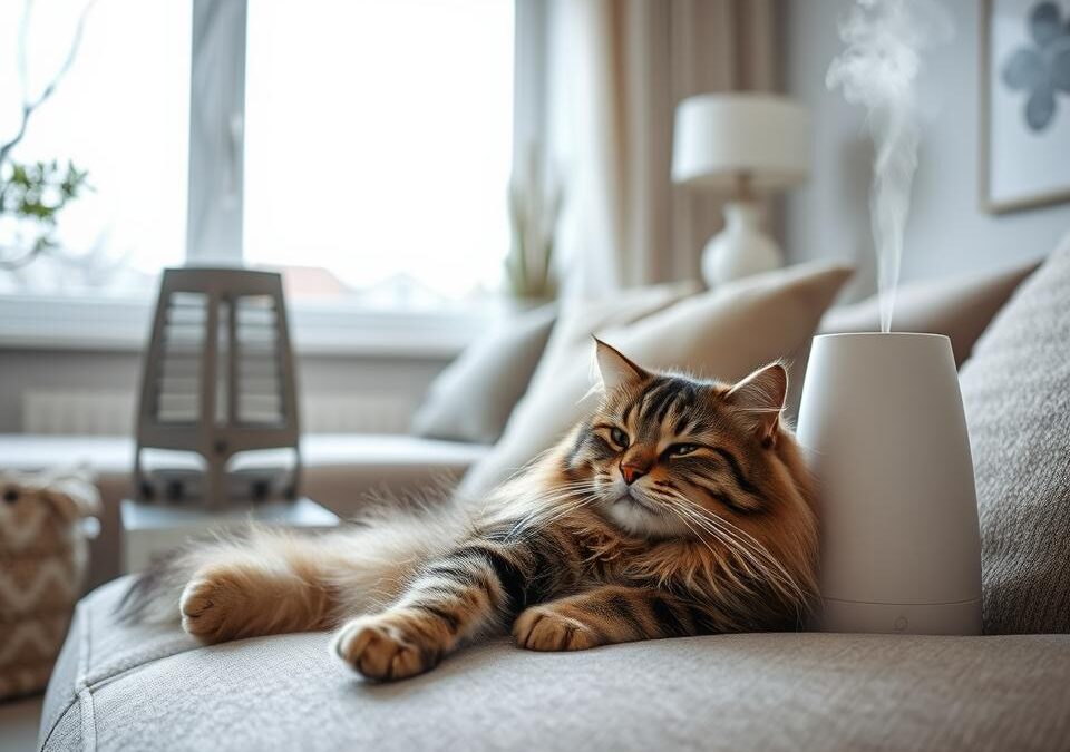 Mačka i ovlaživač zraka – koristan u sezoni grijanja?