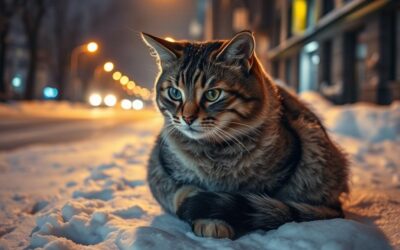 Što učiniti ako vidiš napuštenu mačku na hladnoći?
