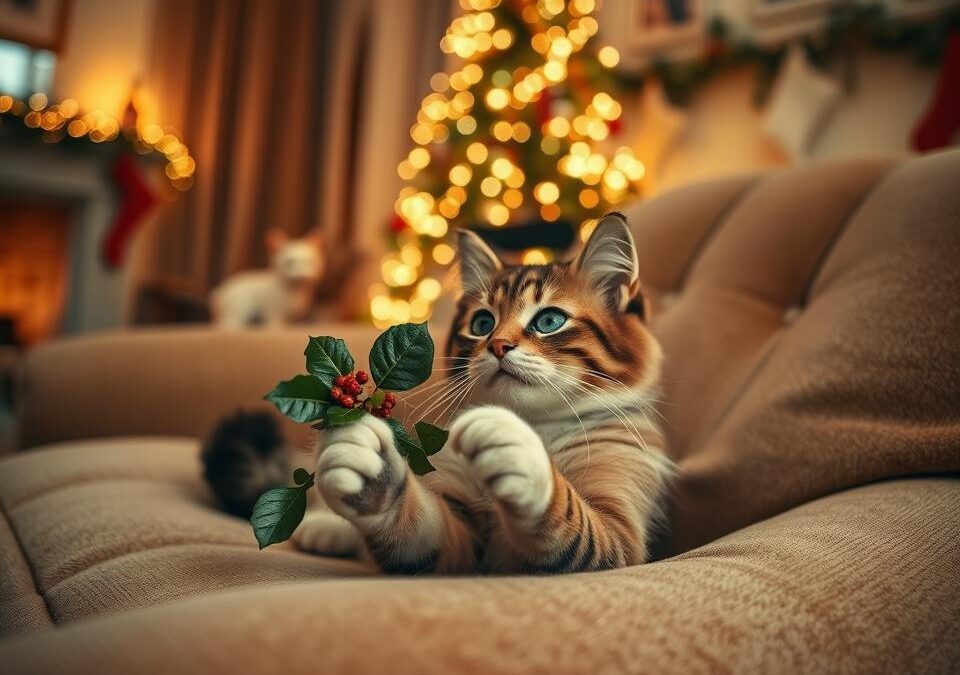 Ponašanje mačaka tijekom blagdana