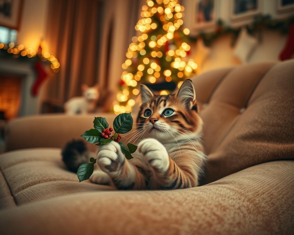 Ponasanje-macke-krajem-godine-zimi Ponašanje mačke krajem godine zimi