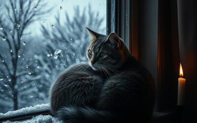 Ponašanje mačaka tijekom zimskih oluja