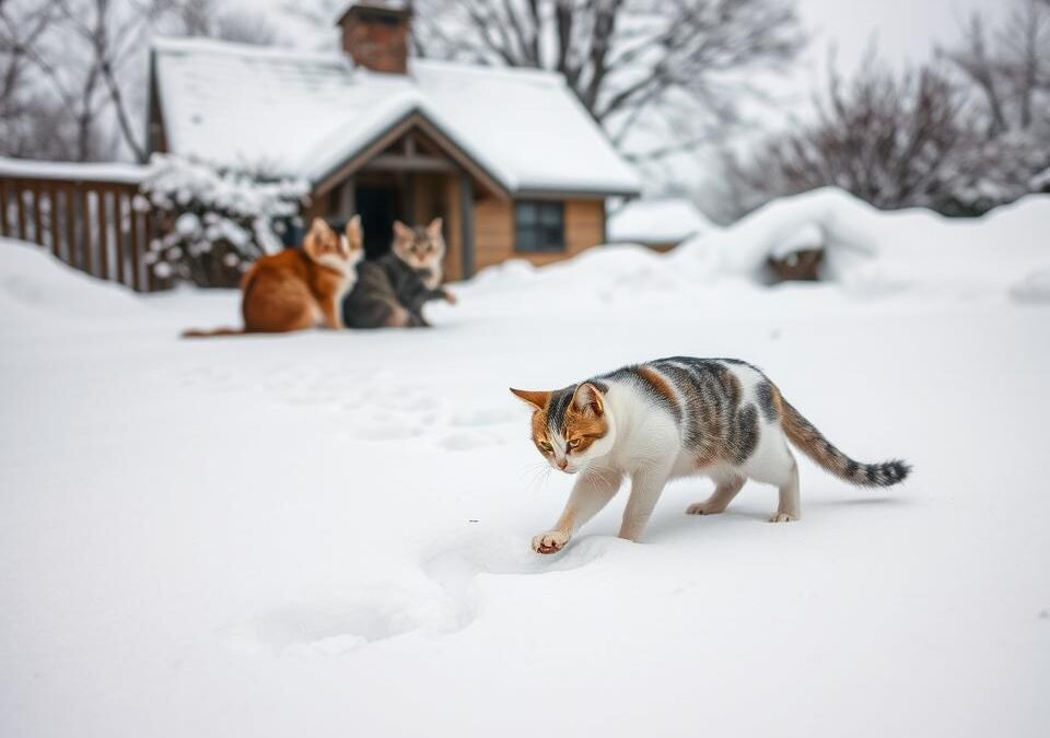 Zimske promjene u ponašanju mačaka