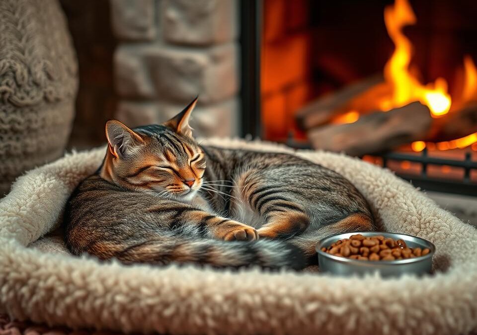 Zimske promjene u prehrani mačaka