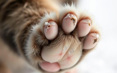 Pucanje jastučića na šapama – uzroci zimi