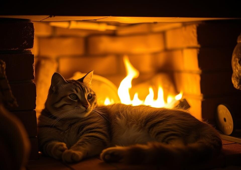 Mačke i kamin – što trebaš znati?