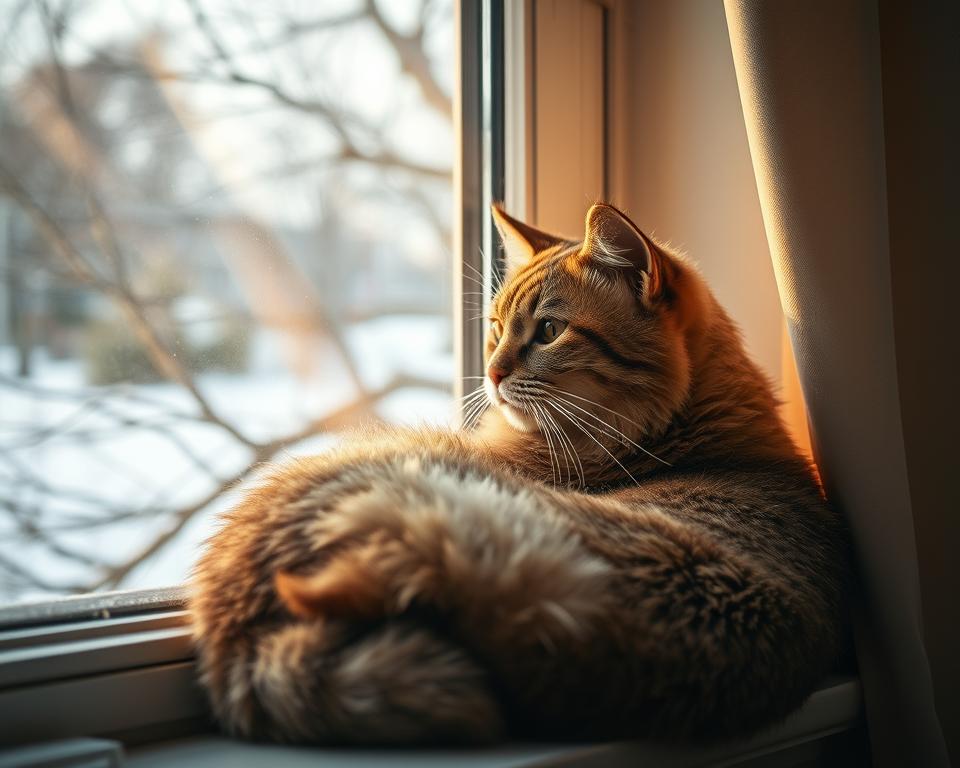 Skraćivanje dana i ponašanje mačke zimi