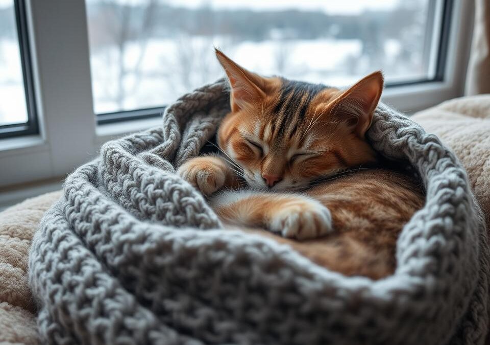 Nedostatak kretanja zimi kod mačaka – kako ih potaknuti na igru?