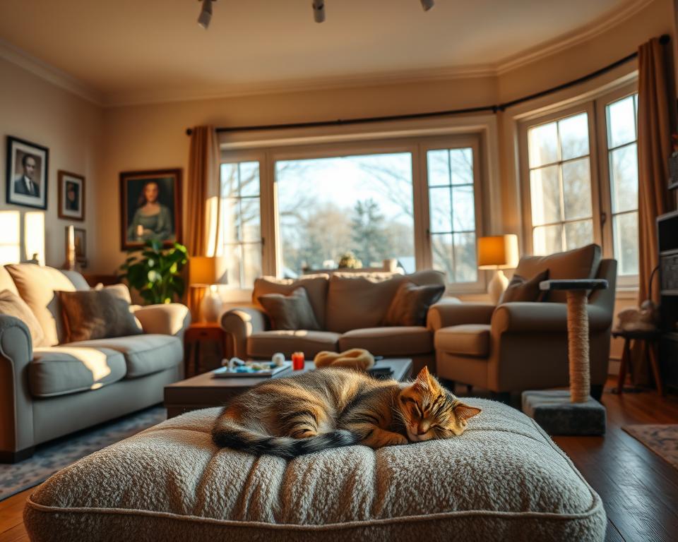 Upravljanje-bozicnim-stresom-macke-zimi Upravljanje božićnim stresom mačke zimi