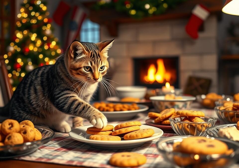 Mačka i božićna jela – što smije, a što ne?