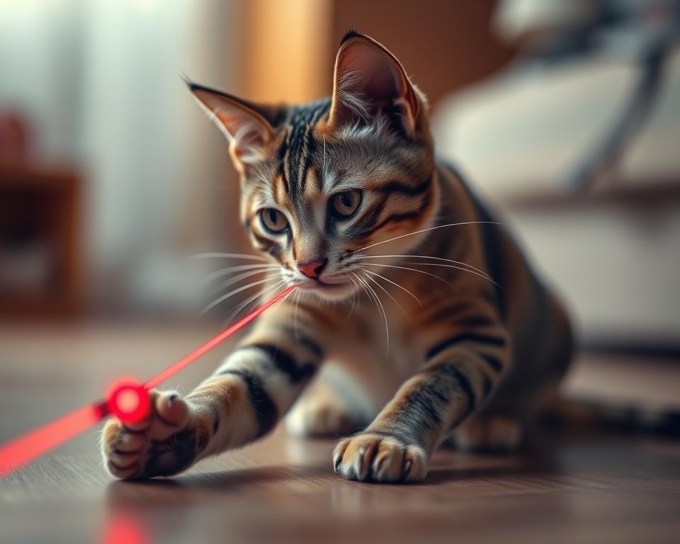 igra s laserskim svjetlom za mačke