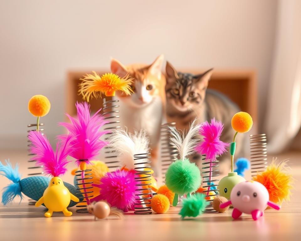 igračke s oprugama za mačke