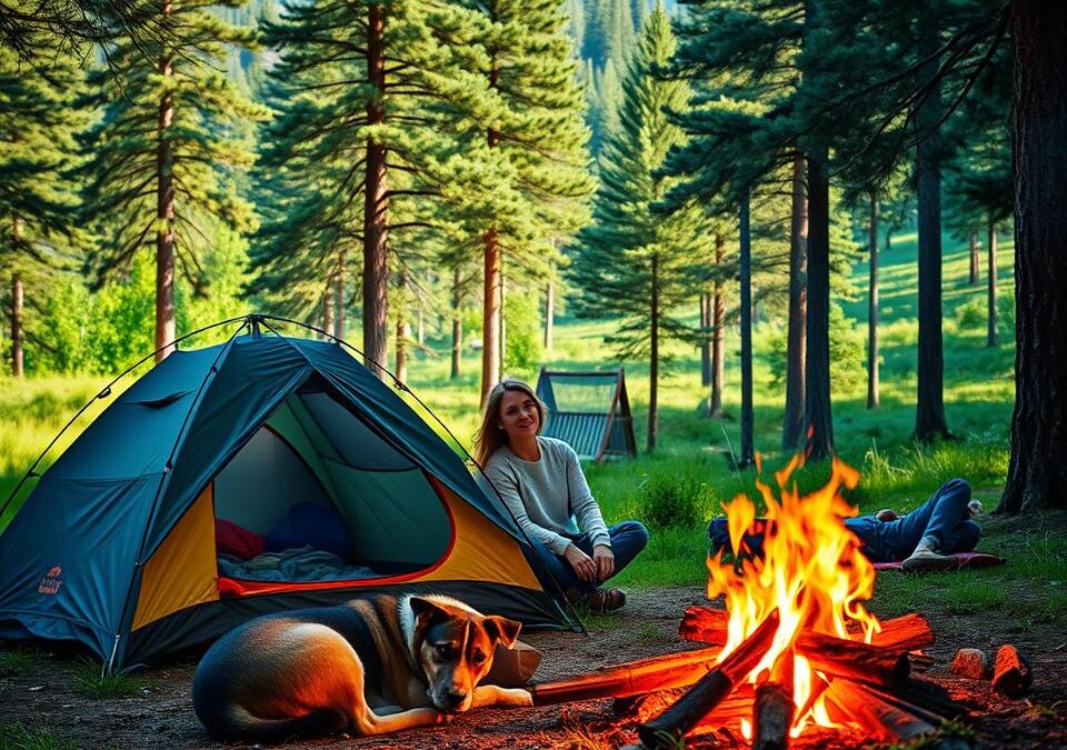 Kampiranje sa psom – Sve što trebaš znati o tome!
