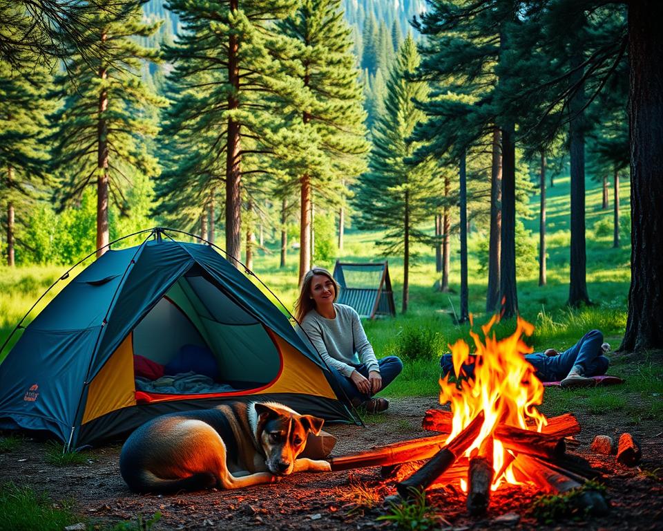 kampiranje-sa-psom kampiranje sa psom