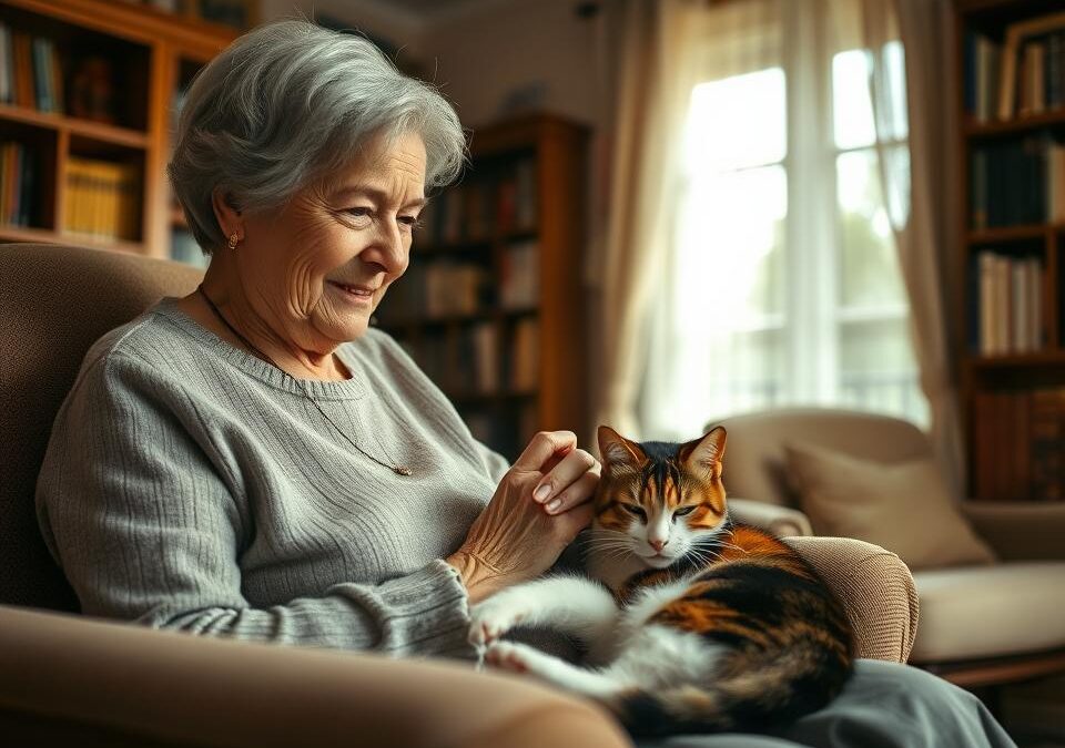 Mačke i starije osobe – Sve što trebaš znati o tome!