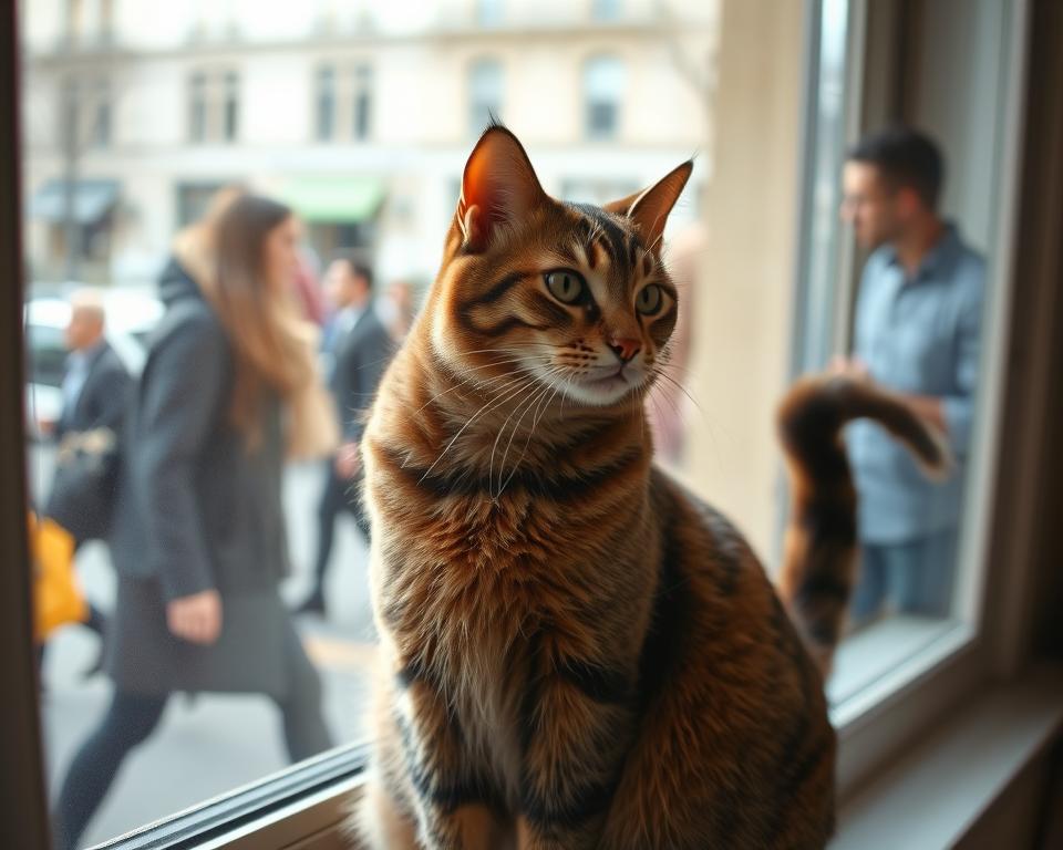 odnos mačke prema strancima