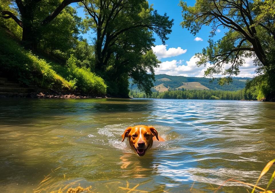 Plivanje pasa u prirodnim vodama – Sve što trebaš znati o tome!
