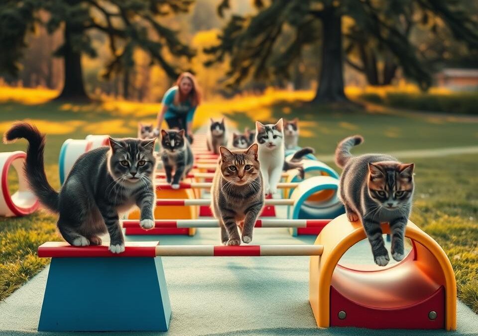 Podučavanje mačaka stazi s preprekama – Sve što trebaš znati o tome!