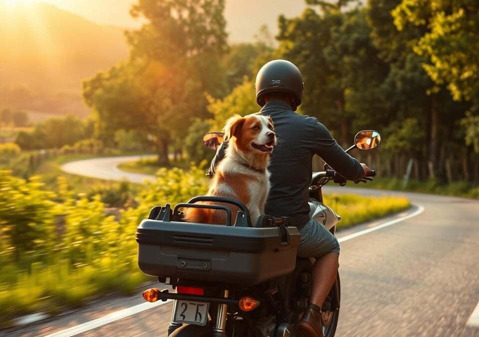 Prijevoz psa na motoru – Sve što trebaš znati o tome!
