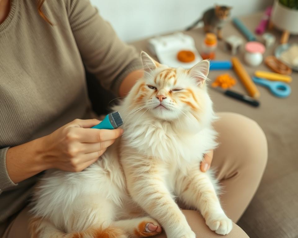 stvaranje rutine njege mačke