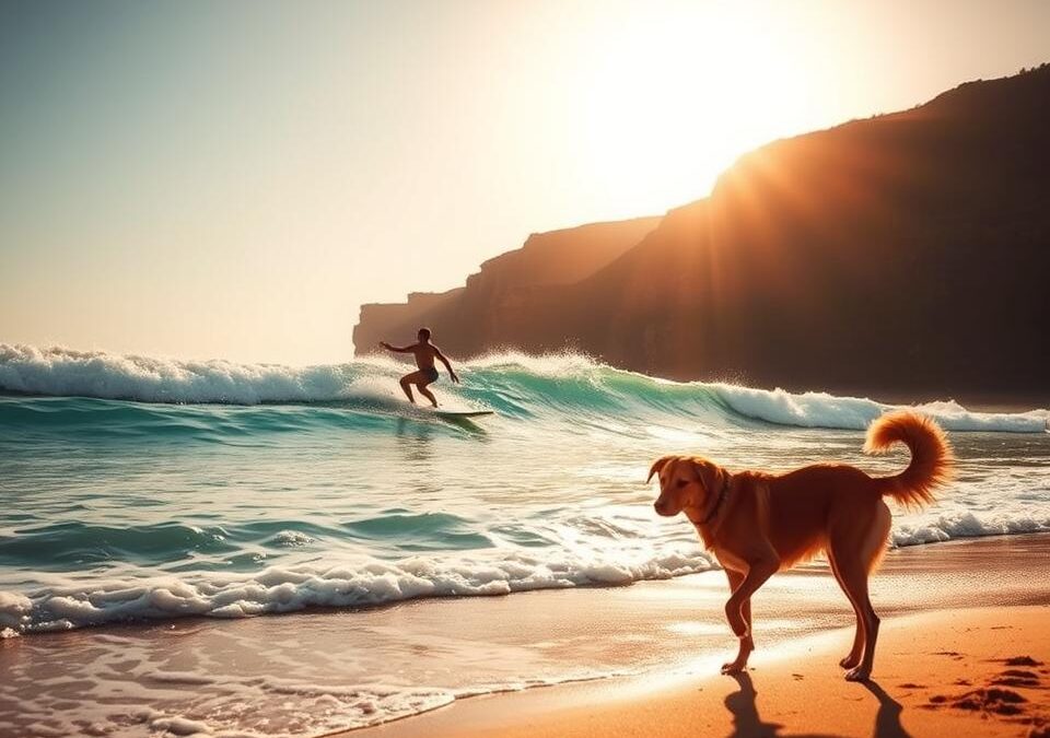 Surfanje sa psom – Sve što trebaš znati o tome!