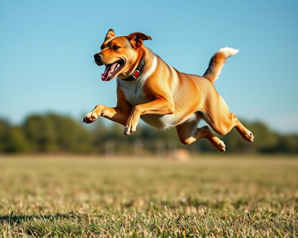 trening skoka u dalj za pse