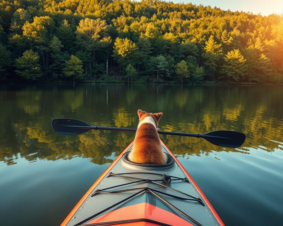 voznja-kajakom-sa-psom vožnja kajakom sa psom