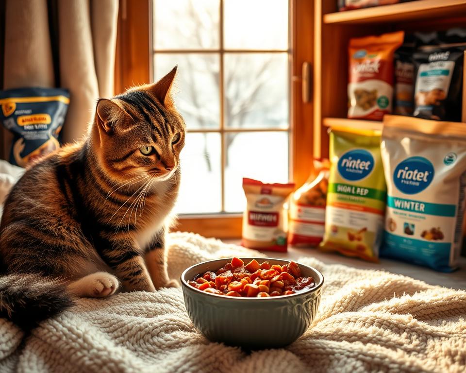 zimska dodatna prehrana mačaka